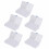Multi-purpose Storage Box Plastic Organizer with Removable Grid Transparent Compartment Adjustable Divider Durable PP Material Compact Design for 4