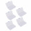 Multi-purpose Storage Box Plastic Organizer with Removable Grid Transparent Compartment Adjustable Divider Durable PP Material Compact Design for 5