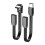 USB Type-C hosszabbítókábel, egyenes és derékszögű, 1 m 6