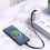 USB Type-C hosszabbítókábel, egyenes és derékszögű, 1 m 8