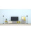 2x Universal Satellite Surround Speaker Stands Floor Standing 75-118cm Adjust 7