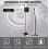 2x Universal Satellite Surround Speaker Stands Floor Standing 75-118cm Adjust 12
