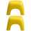 2Pcs Yellow Kids Plastic Stool Non-Slip Stackable Footstool for Home 6