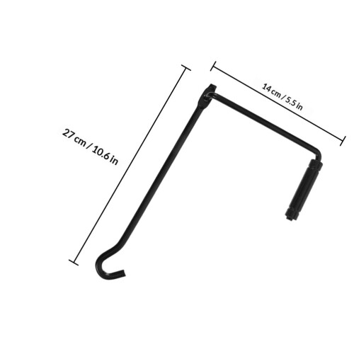 2Pcs Hydraulic Jack Handle Replacement with Easy Operation and Sturdy Materials for Daily Use 1