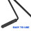 2Pcs Hydraulic Jack Handle Replacement with Easy Operation and Sturdy Materials for Daily Use 7