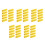 50Pcs Yellow Sponge Refillable Paint Rollers 4 Inch Texture Brush Set 4