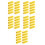 50Pcs Yellow Sponge Refillable Paint Rollers 4 Inch Texture Brush Set 6