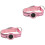 2Pcs Reflective Locator Protector Belt Pink for Pet Collar Use 3