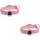 2Pcs Reflective Locator Protector Belt Pink for Pet Collar Use 6