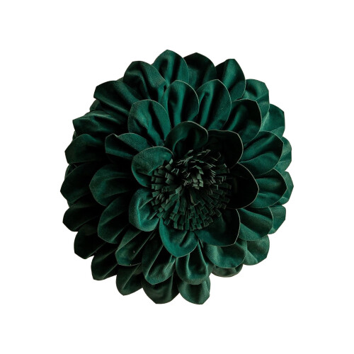 Clúdach Pillow Caith Bláthanna Glas Babhta Dearadh 3D 1