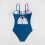 Women's Wrap Front One Piece Swimsuit with Tummy Control 4