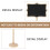 Mini Chalkboards Plastic 16pcs 7.15x3.38inch 5