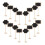 Mini Chalkboards Plastic 16pcs 7.15x3.38inch 7