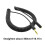 Cavo di prolunga stereo a spirale da 3,5 mm femmina a maschio per microfoni e cuffie, resistente e durevole. 3