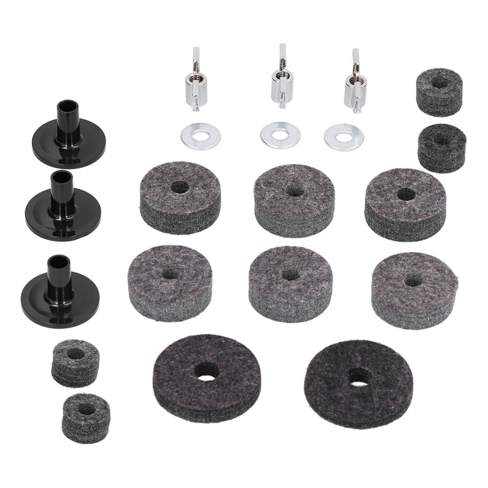 Professional 21Pcs Cymbal Clutch Bracket Tube Kit With Zinc Alloy Wing Nut 3101391683340