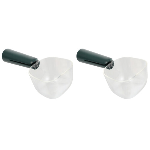 2St Navy Multifunctionele Plastic Voerschep Hond Kat Vogel 1