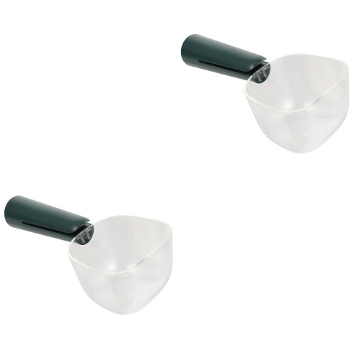 2St Navy Multifunctionele Plastic Voerschep Hond Kat Vogel 2