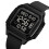 Digital Alarm Watch Waterproof Luminous LED Backlight 50M 7