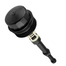 Oil Filter Housing Cap, Lightweight and Durable, Easy to Install, Replacement OEM, Perfect Match for the Original Car, High-Quality ABS Materials,