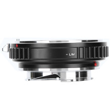 Lens Mount Adapter with Aperture Control for Nikon F to Leica M, Precision Crafted from Alloy Material with Extinction Treatment and Water-Resistant