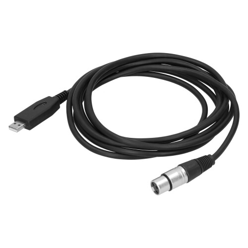 USB to XLR Female Microphone Cable 3m/9.8ft Plug & Play 1