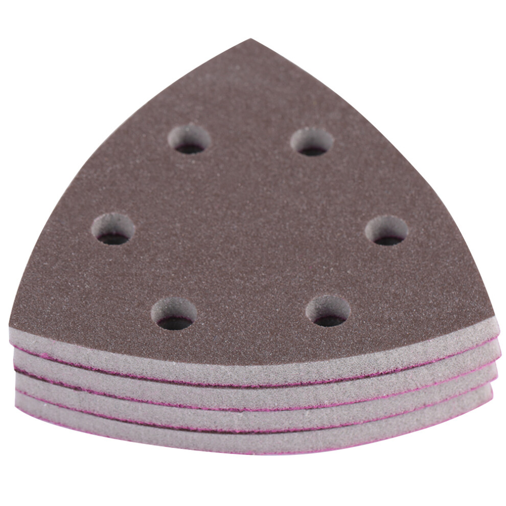 4pcs Sponge Sanding Sheets 6 Holes 300-400 Grit