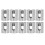 10PCS Cross Cable Clamp 316SS Silver 3