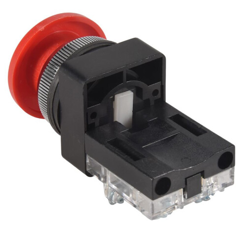 Red Green AC 250V 6A DPST Momentary Mushroom  Push Button 2