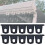 Conjunto de ganchos para toldo funcionais e compactos para trailers, motorhomes e barcos. Cabide multifuncional, resistente, fácil de usar, com 4
