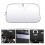Windscreen Shade Car Windshield Accessories Silver Bump-resistant Fabric Drivers 1Set 8