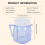 For  Blender Replacement Parts, 4937  Osterizer Blender Jar Accessory, Cup  Plastic Jars with Lids (1 Pack) 7