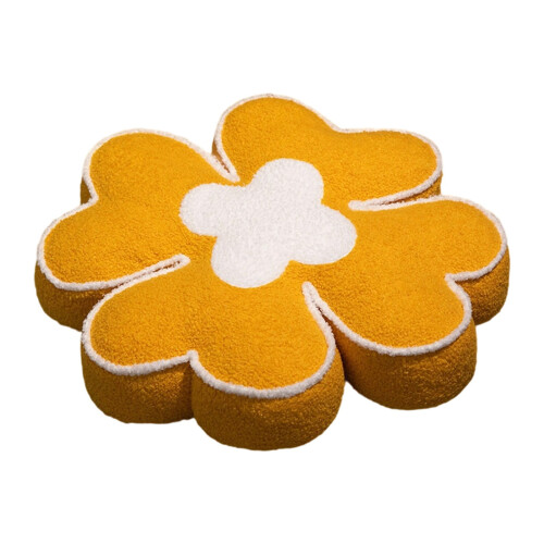 Daisy-dekorationspude - Sød blomsterformet pude til sofa, seng, siddepude 1
