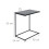 C-formet sidebord - plassbesparende, industrielt design 3