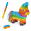 Donkey Piñata Set with Stick and Mask 8