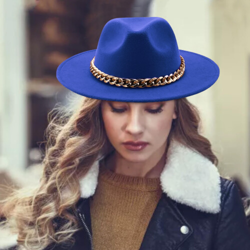 Μοντέρνο καπέλο Fedora για γυναίκες και άνδρες – Πτυσσόμενο, κατάλληλο για ταξίδια, 1