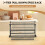 Metal 3-Tier Pull Down Spice Rack -  Retractable Large Capacity Kitchen Storage Shelf Organizer for Cabinet A 2