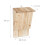 Fledermauskästen, Holz, 2er-Pack, Naturschutz 3
