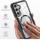 Rugged Clear Hybrid Case for Galaxy A16 5G/4G Purple 5