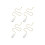 Ceiling Fan Pull Chain Extension 2-Pack 8