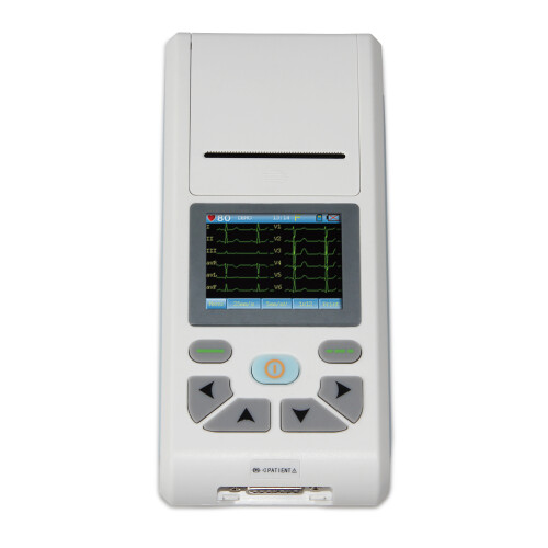 12-Lead Touch ECG Machine&Printer,software
