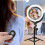 Professional Looking Results Ring Light USB Powered LED Fill Light with Adjustable Brightness Levels Compact Ring Shaped Design Shadowless Lighting 4