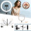 Professional Looking Results Ring Light USB Powered LED Fill Light with Adjustable Brightness Levels Compact Ring Shaped Design Shadowless Lighting 7