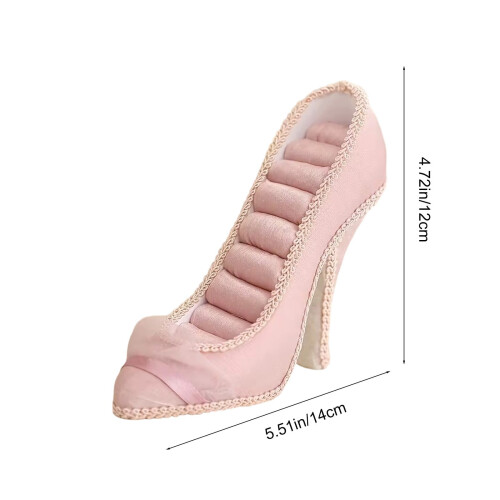 High Heel Jewelry Display Stand Pink 1 Piece 2