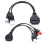 OBD-II Y-Splitter Cable for Diagnostic Tools 3/4/6 Pin 3