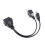 OBD-II Y Splitter Cable for Diagnostic Tool 3 4 6 Pin 5