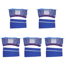5Sets Reflecterend Hard Hat Accessoire Met Ademend Nekbescherm