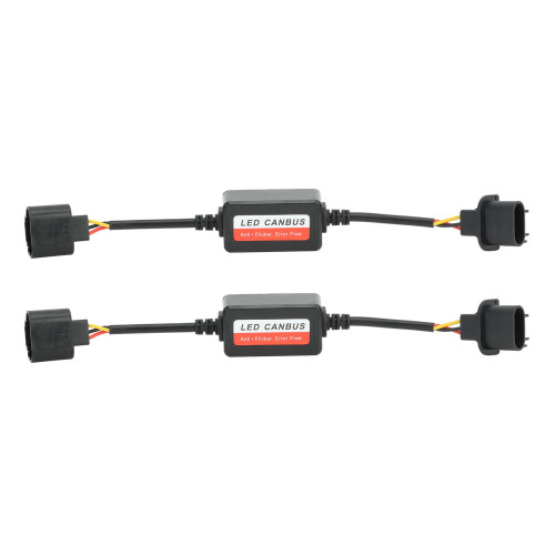 Plug And Play LED Headlight Conversion Kits Decoder CAN-BUS Anti Flicker Resistor EMC Warning Error Free Vehicle Anti Flicker Relay System With 1