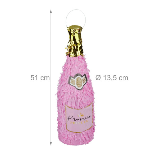 Set Pinata cu Sticlă de Șampanie - Include Băț și Mască 2