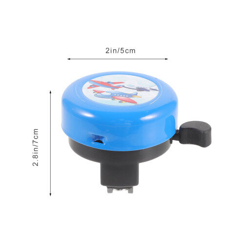 1Pack Iron Plastic Bike Bell for Young Users with and Features in Round Shape 1