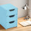Stackable Plastic Drawer Organizer for Desktop, Bedroom, Kitchen, Under Sink, Pantry, Bathroom, Dorm – 1pc 4